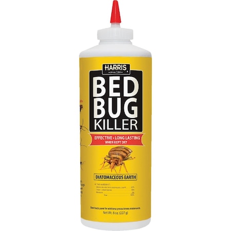 Harris 8 Oz. Powder Diatomeceous Earth Bedbug Killer HDE-8